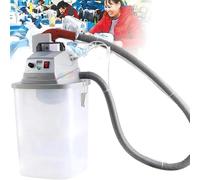 Máquina recortadora de hilo para telas con cubo de almacenamiento, recortadora de hilo sin escobillas de un solo cabezal de 28000 rpm, removedor automático de pelusas por succión y corte para ropa.