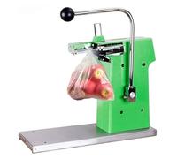 Máquina recortadora manual en forma de U para envasado de alimentos, presión ajustable con grapas, garantiza un buen sellado y sin atascos, para supermercados y tiendas de frutas