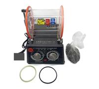 Máquina rectificadora de facetado de gemas Máquina pulidora de tambor de 3 kg, vaso giratorio de joyería, máquina pulidora de vaso giratorio de mini vaso, pulidora de joyería Alta eficiencia, flexible
