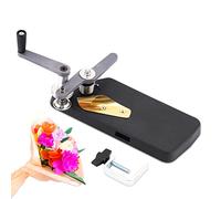 Máquina rizadora de papel crepé, crimpadora de dientes finos/gruesos para manualidades de encaje y arreglos florales