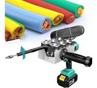 Máquina roscadora de tuberías, herramienta de tracción de cables eléctricos, extractor de cables de pared para conductos eléctricos, aplicaciones de ángulo recto, ranura de pared y uso de conductos de