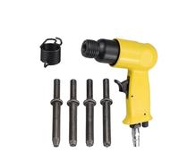 Máquina roscadora neumática Martillo remachador neumático de mano, remaches semitubulares/remaches sólidos, clavos de cabeza redonda, remachadora M3, M4, M5 y M6(3 4 5 6mm hollow)