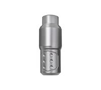 Máquina rotativa de tatuaje con motor sin núcleo, interfaz RCA, cartucho rotativo profesional, bolígrafo corto para tatuadores (plata)