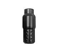 Máquina rotativa de tatuaje con motor sin núcleo, interfaz RCA, cartucho rotativo profesional, bolígrafo corto para tatuadores (Svart)