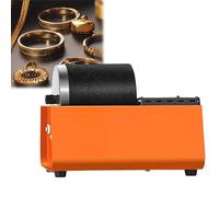 Máquina Rotativa Eléctrica Para Volcar Rocas Pulidora de Piedras Preciosas con Barril Goma a Prueba Fugas Tracción Doble Rueda Ajustable Geología Metal Mineral