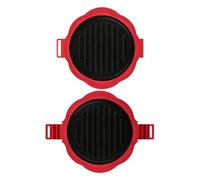Máquina sándwich microondas | placa de silicona de aluminio de 25 cm antiadherente cocción crujiente gran capacidad | tostadas pizza, tocino preparación rápida comidas cocina hogar familias