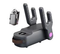 Máquina secadora de zapatos: secadora plegable para botas y guantes, secado eficiente de zapatos, estante calefactor con temporizador de 3 niveles para viajes de invierno, gimnasio, sitios de trabajo,