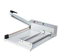 Máquina selladora al vacío de prensa y sellado, máquina de corte y encogimiento por impulso, sellador de bolsas, herramienta de embalaje con pistola de calor