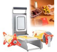 Máquina selladora al vacío manual para carnes frescas, sopas y salsas, solución compacta y rápida de sellado térmico para alimentos líquidos o jugosos