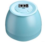 Máquina selladora al vacío, unidad automática de tarros y alimentos, frescura fácil de un solo toque, sellador al vacío para tarros y preparación de comidas domésticas (azul)