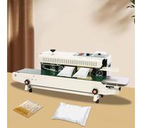 Máquina selladora automática horizontal y continua, máquina selladora de bolsas de plástico de calor constante, máquina selladora de banda de plástico, 6-12 mm de ancho de sellado