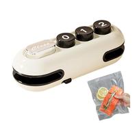 Máquina selladora: conserva la frescura de los refrigerios, estuche rígido para accesorios de resina Artículo | Para reconectador de bolsas magnético con cortador, utensilios de cocina de mano, imán p