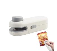 Máquina selladora de aperitivos - Mini sellado térmico para patatas fritas y bolsas de dulces, herramienta de almacenamiento de alimentos compacta, portátil más cerca de la parte posterior