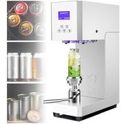 MáQuina Selladora De Latas Completamente AutomáTica MáQuina Selladora De Tazas AutomáTica Comercial De 180w PortáTil Selladora De Latas De Vidrio Y PláStico,02