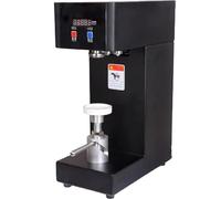 Máquina selladora de latas eléctrica de 180 W, Máquina tapadora y selladora de latas de Altura, Sellador de latas de plástico de 2,2" de diámetro, para latas de refresco/Aluminio/hojalata Black