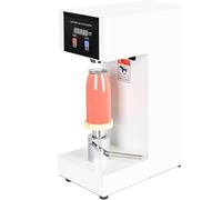 Máquina selladora de latas eléctrica de 180 W, Máquina tapadora y selladora de latas de Altura, Sellador de latas de plástico de 2,2" de diámetro, para latas de refresco/Aluminio/hojalata White