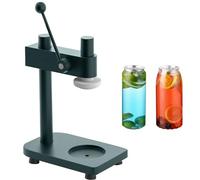 Máquina Selladora de Latas Manual, Herramienta de Sellado de Vasos Metálicos 51mm, Altura Ajustable 250-700ml, Selladora de Mano para Bebidas Té con Leche, Café, Jugo, Uso Doméstico y Comercial green