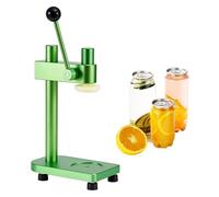 Máquina selladora de latas manual portátil con base fija, altura ajustable para latas de 55 mm de diámetro, adecuada para cerveza, jugo, café, refrescos y bebidas, rosa