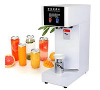 Máquina selladora de latas, máquina de sellado semiautomática comercial de vasos de soda con pantalla LED para el hogar, cafetería, restaurante y tiendas de bebidas