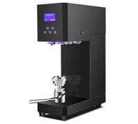 Máquina selladora de latas, máquina selladora automática de latas con capacidad para 4 millones de sellos, selladora comercial de latas, altura ajustable para tapas de aluminio de 55 mm, latas de pl