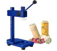 Máquina selladora de latas para tarros, herramienta de sellado manual a presión, se adapta a calibre de 51 mm, sella recipientes de 250 a 700 ml, ideal para té con leche, café y más