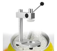 Máquina selladora de latas, sellador de latas redondas comerciales, equipo de sellado al vacío, volumen graduado, bomba de silicona, no requiere energía, para uso doméstico y comercial