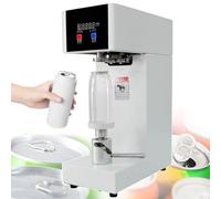 Máquina selladora de latas, semiautomática, selladora comercial de latas de refresco de 180 W con contador, para calibre de 5,5 cm, altura máxima de 22 cm, adecuada para plástico, aluminio, latas de