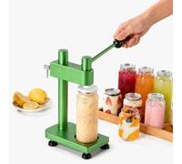 Máquina Selladora De Latasde 55 Mm,Selladoras De Vasos De Altura Ajustable,Para Tapas De Aluminio Y Botellas De Plástico,Utilizada Para Sellar Zumos,Café,Té Con Leche,Batidos Y Otras Bebidas Green