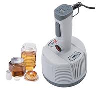 Máquina selladora de tapas de botellas de plástico con microcomputadora de aluminio - Sellador de inducción electromagnética de mano, potencia y tiempo ajustable, para tapas de botellas de vidrio de