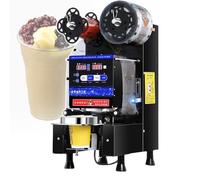 Máquina selladora de tazas para tazas de 90-95 mm, prevención de fugas, 600-800 tazas/hora, para té y café Boba (220 V)