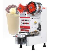 Máquina selladora de tazas para tazas de 90-95 mm, prevención de fugas, 600-800 tazas/hora, para té y café Boba (220 V)