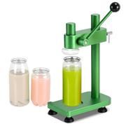 Máquina Selladora de Vasos, Máquina Tapadora de Latas Manual | Selladora de Latas de Hojalata y Fácil de Usar, Llenadora y Cerradora Manual de Latas de Pet(Green)