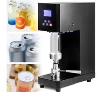 Máquina selladora eléctrica de latas, ajustable automática para tapas de aluminio y latas de plástico