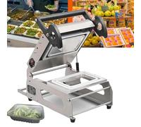 Máquina selladora manual de bandejas de alimentos, 7-8 veces/minuto, sellador de presión manual para cajas de comida para llevar, sellador de contenedores de alimentos para alimentos cocinados de