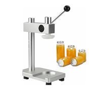 Máquina selladora manual de latas, herramienta de costura ajustable para uso doméstico y comercial, no requiere energía, incluye escala de capacidad