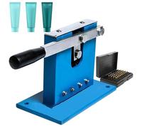 Máquina selladora manual de tubos de aluminio de escritorio con codificador de fecha, máximo 52 mm de ancho, para embalaje de loción y crema