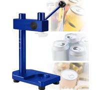 Máquina selladora manual, herramienta manual portátil para sellado de tarros con eje de elevación y base fija, diseño sin energía para uso comercial, ideal para botellas y tarros
