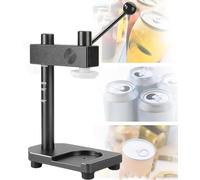 Máquina selladora manual, herramienta manual portátil para sellado de tarros con eje de elevación y base fija, diseño sin energía para uso comercial, ideal para botellas y tarros