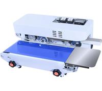 Máquina Selladora Térmica Automática Continua con Control Digital De Temperatura, Velocidad Ajustable, Selladora De Bolsas De Plástico De Sobremesa para Un Envasado Eficiente.