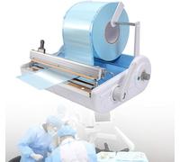 Máquina selladora térmica médica, empaquetadora selladora de acero inoxidable, temperatura máxima de 300 ℃/ajuste de temperatura de 6 engranajes, ancho máximo de sellado de 250 mm