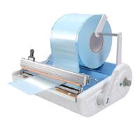 Máquina selladora térmica para bolsas de esterilización, 6 ajustes de temperatura máxima de 300 °C, sellador de bolsas de plástico compatible con varios materiales de embalaje