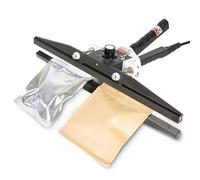 Máquina selladora térmica portátil para bolsas con control de temperatura ajustable, ligera y fácil de operar para bolsas de papel de mylar, papel de aluminio y kraft