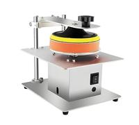 Máquina semiautomática de reparación de discos, pulidora de banco de velocidad infinita hacia adelante y reversa, mini lijadora de 6000 RPM con algodón pulido, restaura CD y DVD oxidado rayado