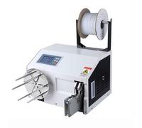 Máquina semiautomática for atar y agrupar cables con pantalla táctil y sensor de alta sensibilidad. Selladora de bolsas con alambre dorado for sellar pan y agrupar cables.(All-in-one machine)