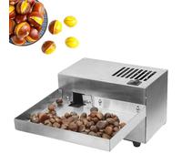 Máquina semiautomática para cortar castañas, herramienta para cortar castañas con bandeja, tamaño y dirección de apertura ajustables, fácil de usar, para un procesamiento de las castañas
