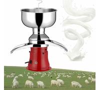Máquina separadora centrífuga de crema, cribado y separación de leche de 50 l/h, separador de batidos frescos para una extracción eficiente de crema