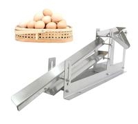 Máquina separadora de huevos, acero inoxidable, velocidad ajustable, cepa eficientemente yemas de huevo y claras, ideal para panaderías y restaurantes, procesa 500-800 huevos por hora