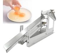 Máquina separadora de líquidos de huevo comercial, filtro de lote rápido de altura ajustable para separación de proteínas