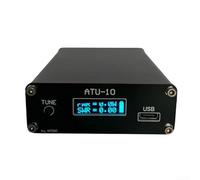 Máquina sintonizadora automática de antena, ATU-10 QRP 15W sintonizador automático de antena de radio con pantalla OLED de 91 pulgadas, versión de desarrollo N7DDC 1.6, sintonizador de onda corta de