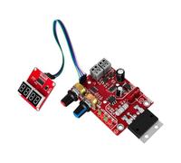 Máquina soldadora de puntos, placa de control de tiempo, pantalla digital de corriente, 40 A/100 A, equipo de soldadura, soldador de batería